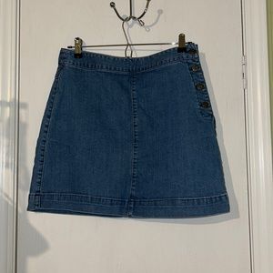 Denim Jean Skirt, Fall Style